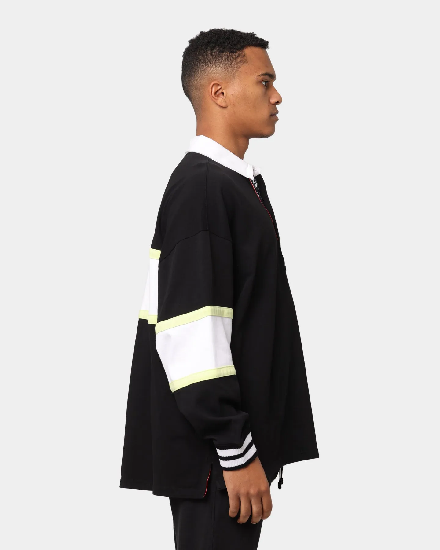 Tommy Jeans Tommy Badge Rugby Shirt Black/Multi