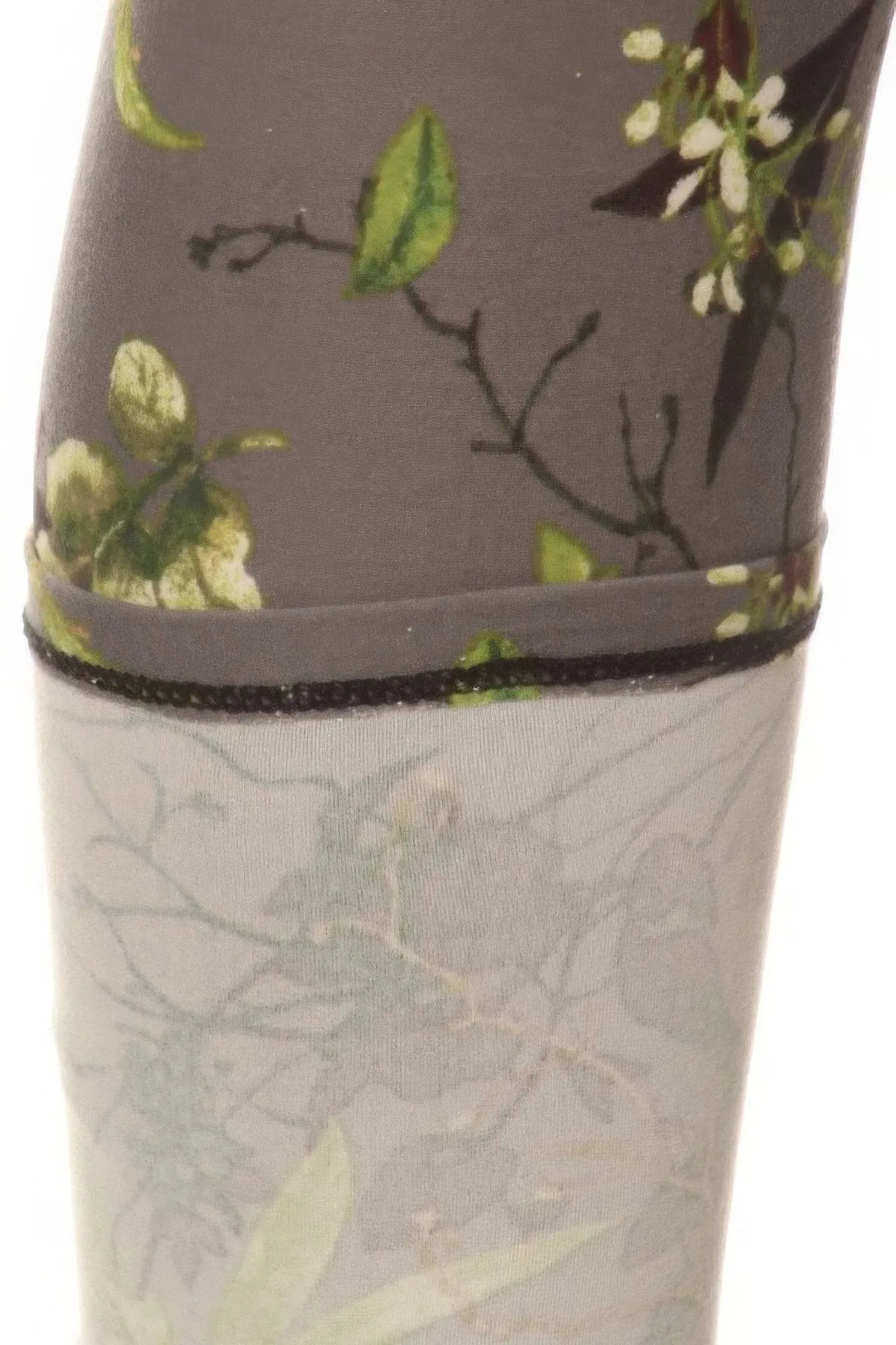 Vibrant Floral High-Waist Leggings