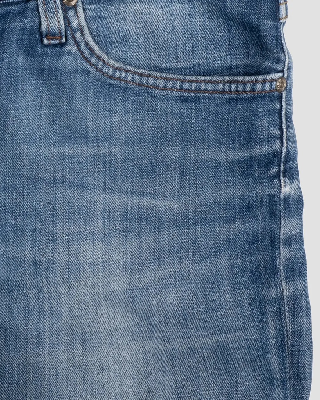 vintage medium wash denim short