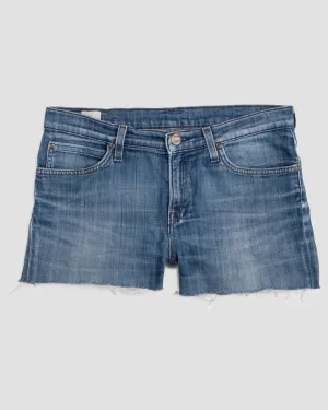 vintage medium wash denim short