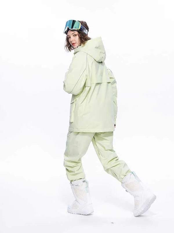Women's High Experience Mountain Shred Trendy Two Piece Snowsuits