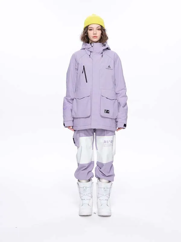 Women's High Experience Mountain Shred Trendy Two Piece Snowsuits
